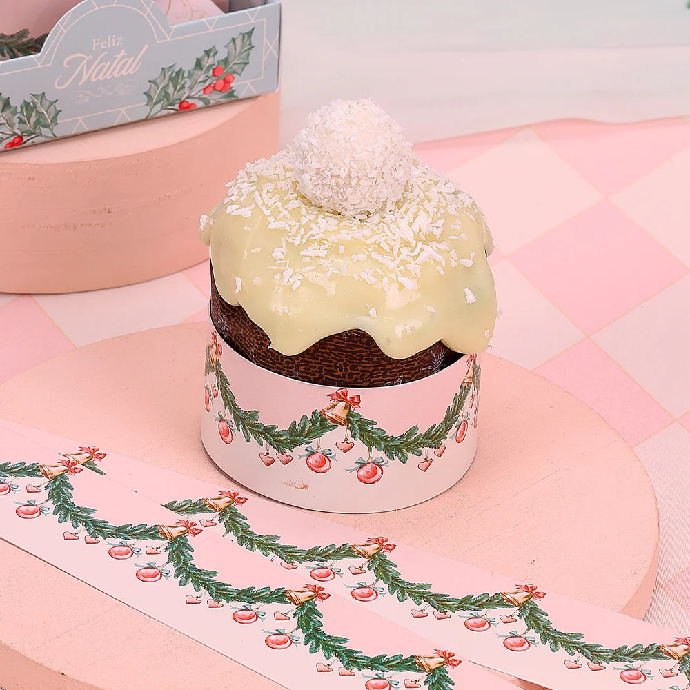 Cinta para Mini Panetone Doce Natal (20 unidades)