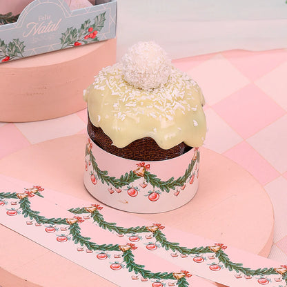 Cinta para Mini Panetone Doce Natal (20 unidades)