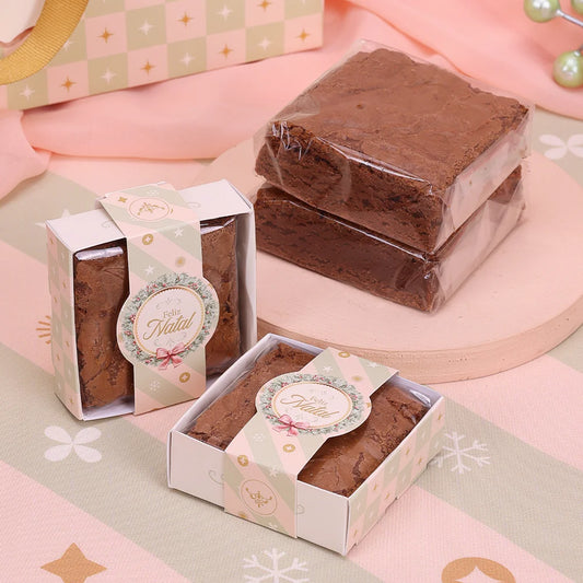 Embalagem para Brownie Natal (25 unidades)