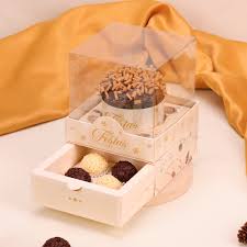 Caixa com Gaveta para Mini Panetone e 4 Doces (5 unidades)