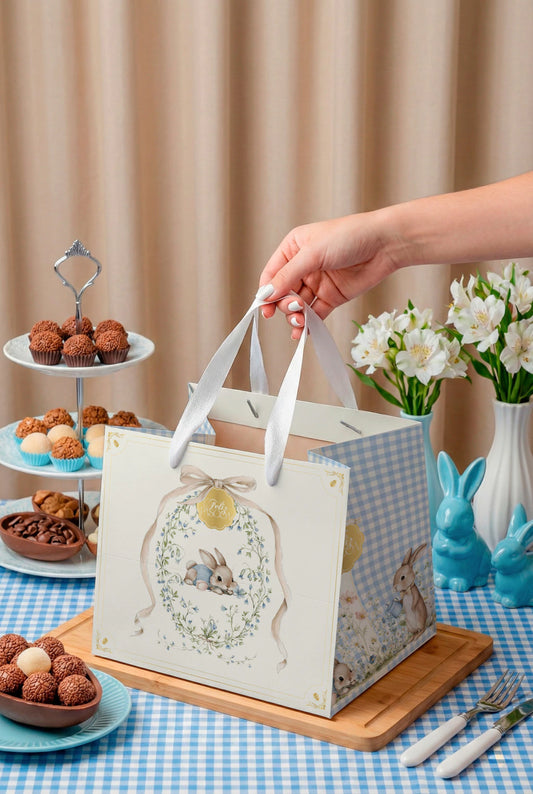 SACOLA QUADRADA – CARINHO | PÁSCOA 2026